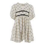 Elisabetta Franchi Abito Mezza Manica Tinta Unita Logato per Bambina EFAB598 PANNA ELISABETTA FRANCHI 