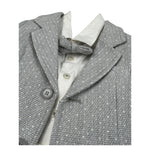 Gastone Completo 4 Pezzi Giacca-Camicia-Pantalone-Papillon per Neonato G1472A GRIGIO GASTONE 