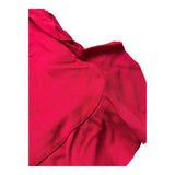 Monnalisa Abito Tinta Unita con Rouches per Bambina 711904 ROSSO MONNALISA 