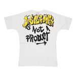 Disclaimer T-Shirt Girocollo Tinta Unita con Stampa per Bambino 25EDK58431 BIANCO DISCLAIMER 