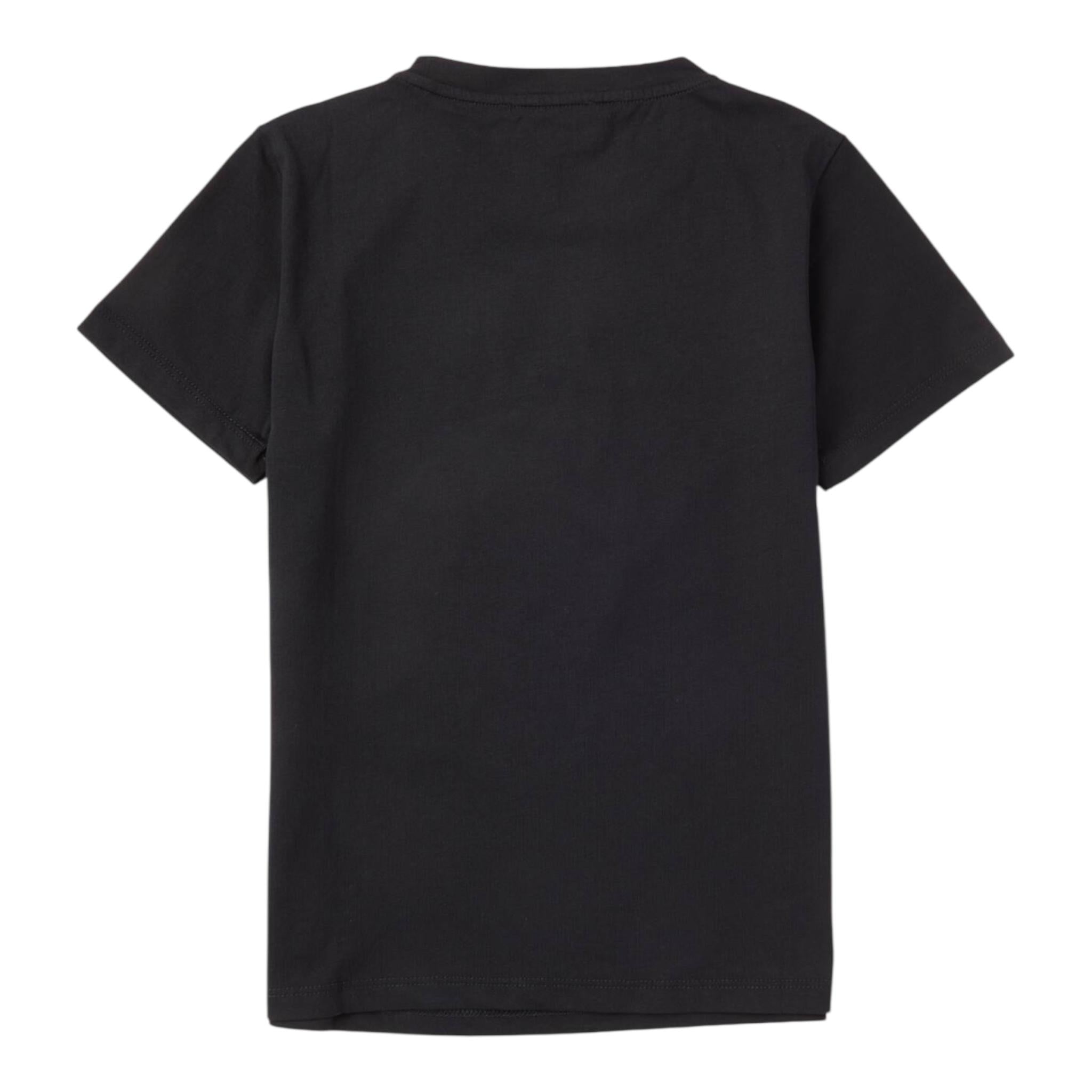 Emporio Armani T-Shirt Girocollo Tinta Unita con Stemma Logo per Bambino EB0004211 BLU EMPORIO ARMANI 