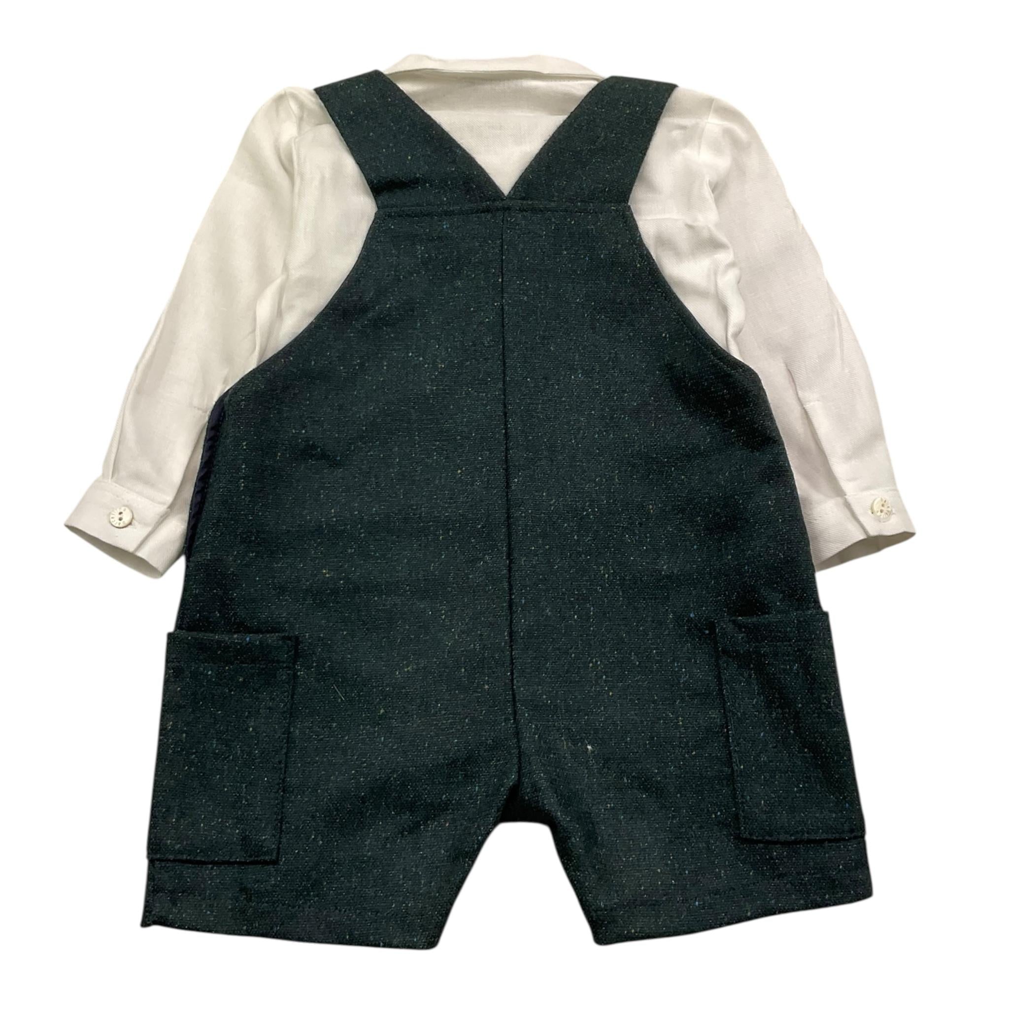 BARCELLINO completo 2 pezzi camicia-salopette Verde per Neonato 115303 VERDE BARCELLINO 