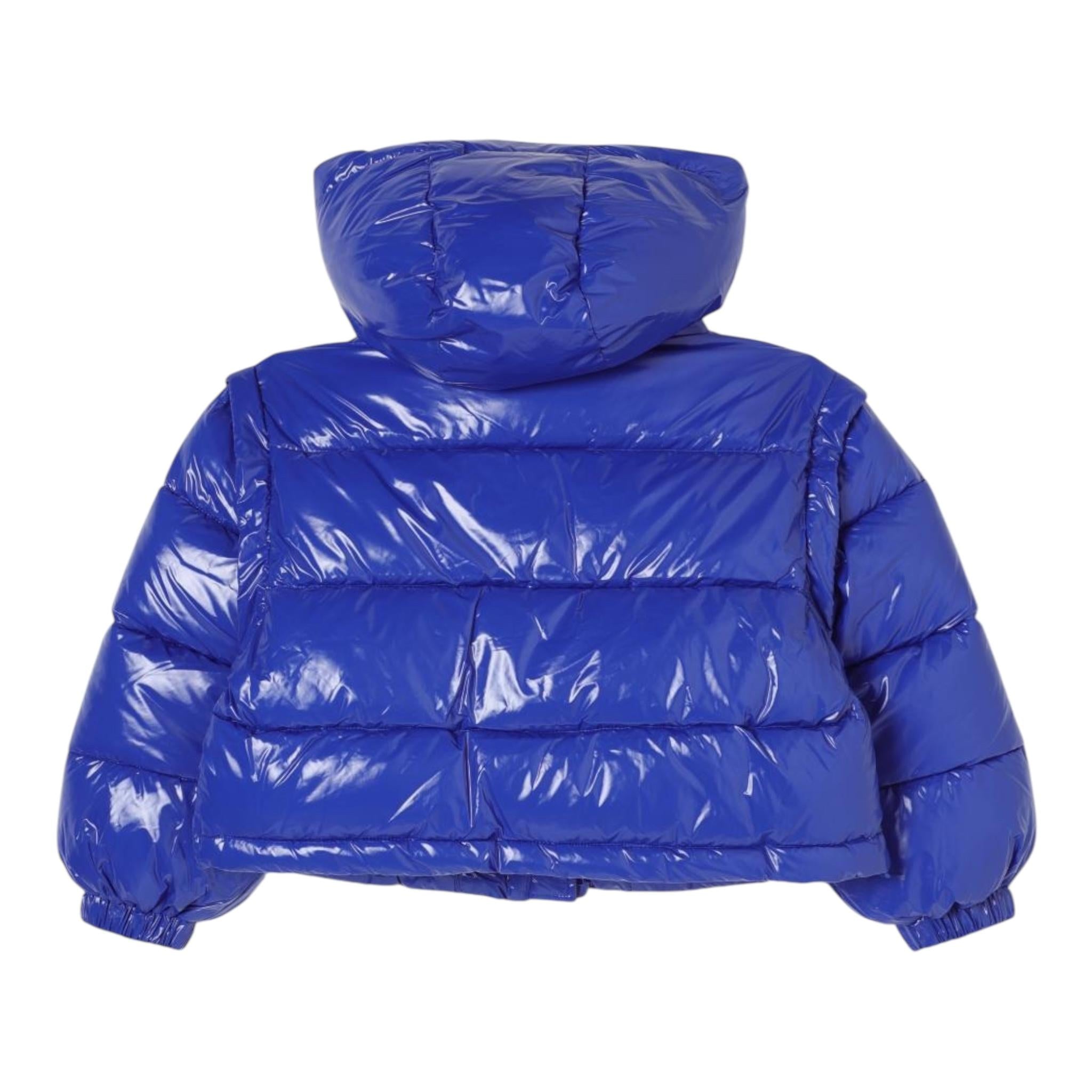 TWINSET giubbino tinta unita cn cappuccio Cobalto per Bambina 242GJ2160X COBALTO TWINSET 