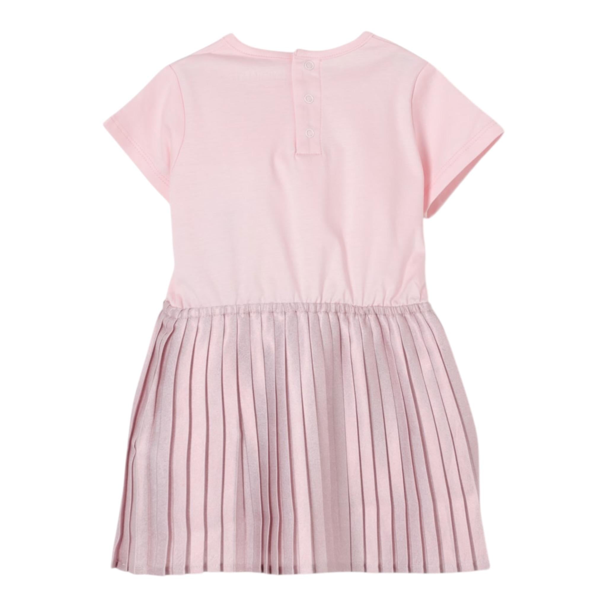 Michael Kors Abito Mezza Manica con Gonna In Contrasto per Neonata R30308XX ROSA MICHAEL KORS 