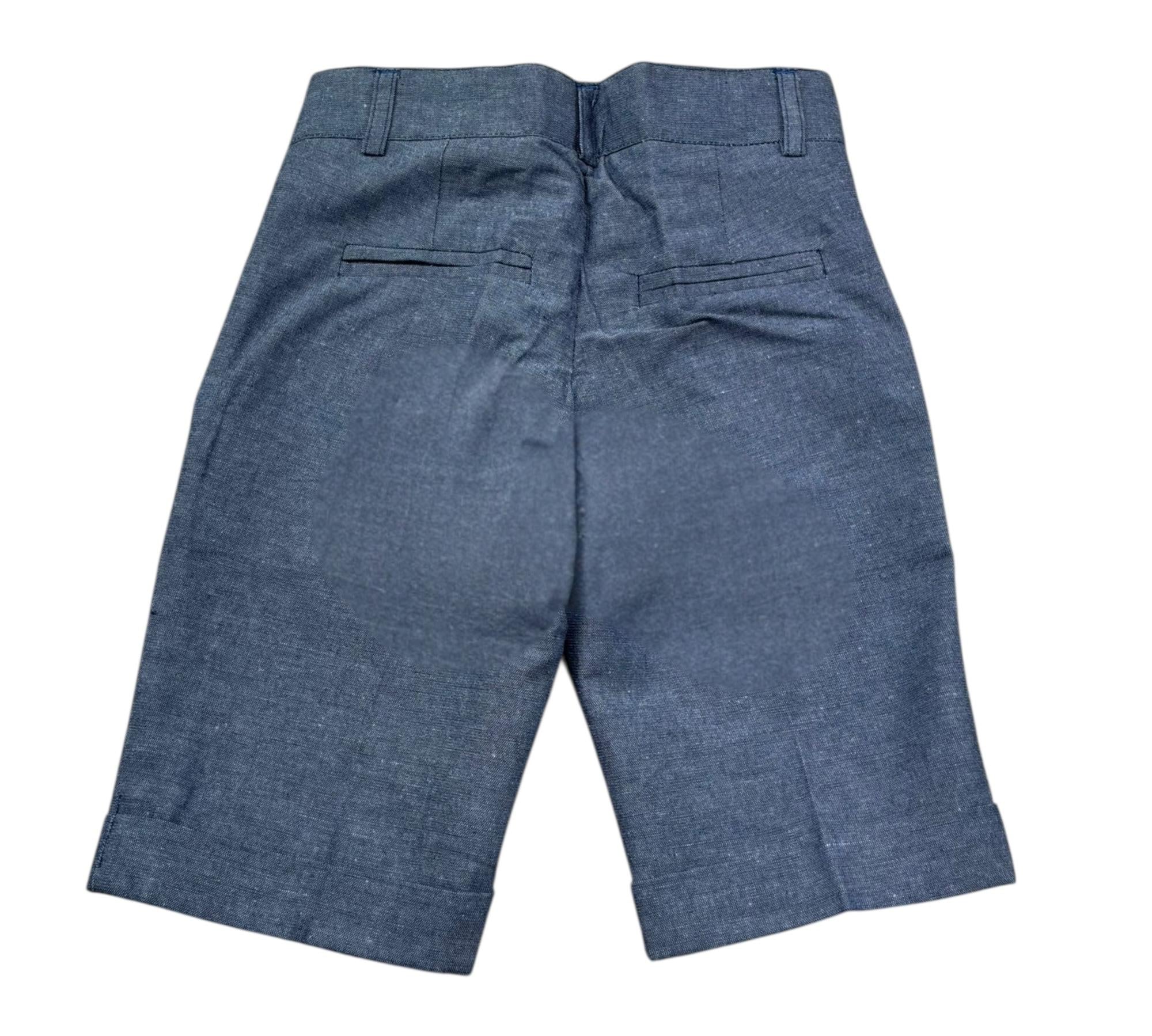 Manuel & Frank Bemuda Tinta Unita con Girovita Regolabile per Bambino MF2165B BLU MANUEL & FRANK 