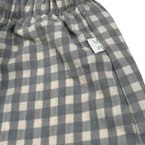 Teddy E Minou Pantalone Tinta Unita con Fantasia A Quadri per Bambina E25PT016C3159 VERDE TEDDY E MINOU 