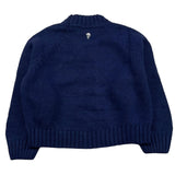 DONDUP maglia tinta unita mezzo collo Blu per Neonata DMMA001N BLU DONDUP 