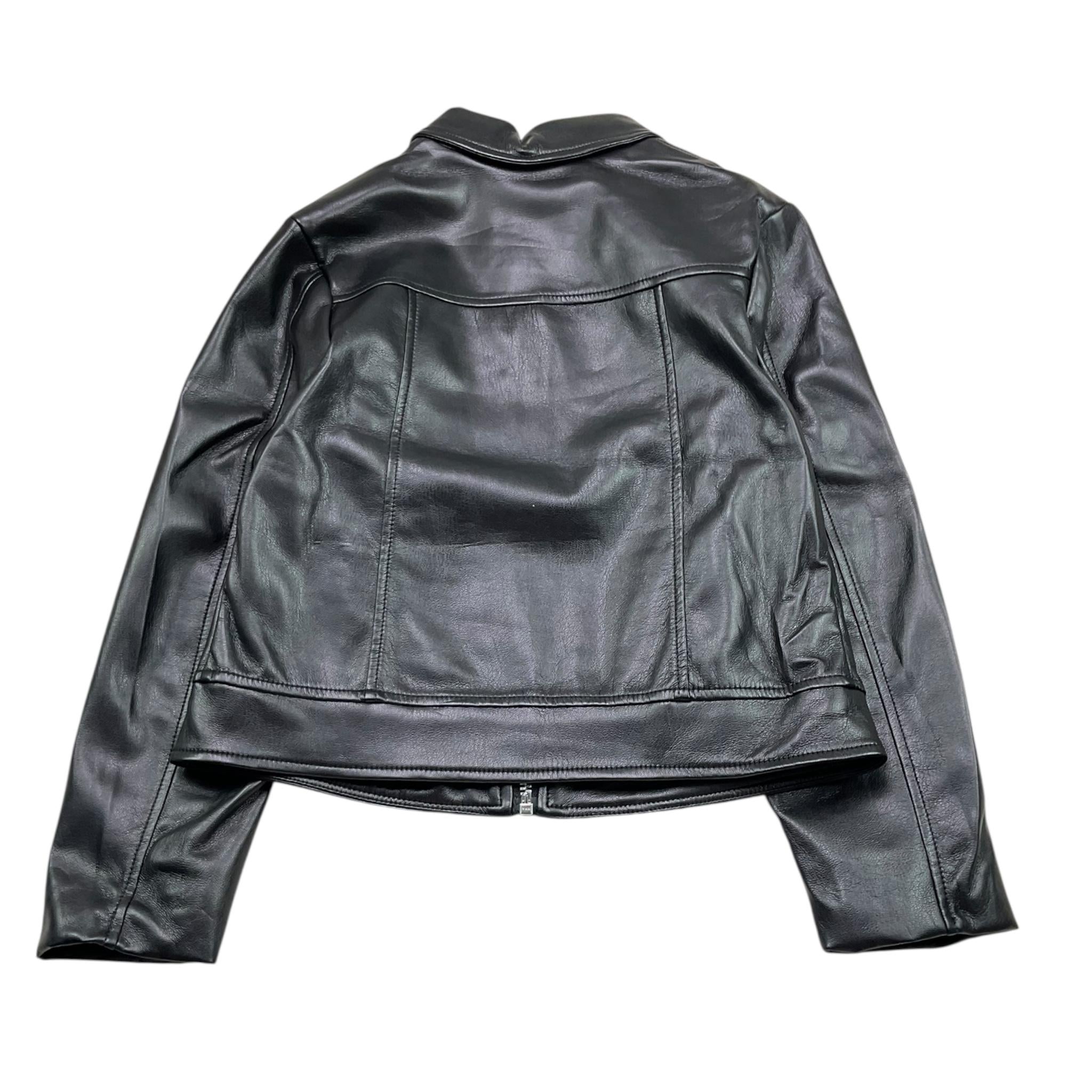 Pinko Giubbino Tinta Unita con Zip In Ecopelle per Bambina F3PIBGJK222 NERO PINKO 