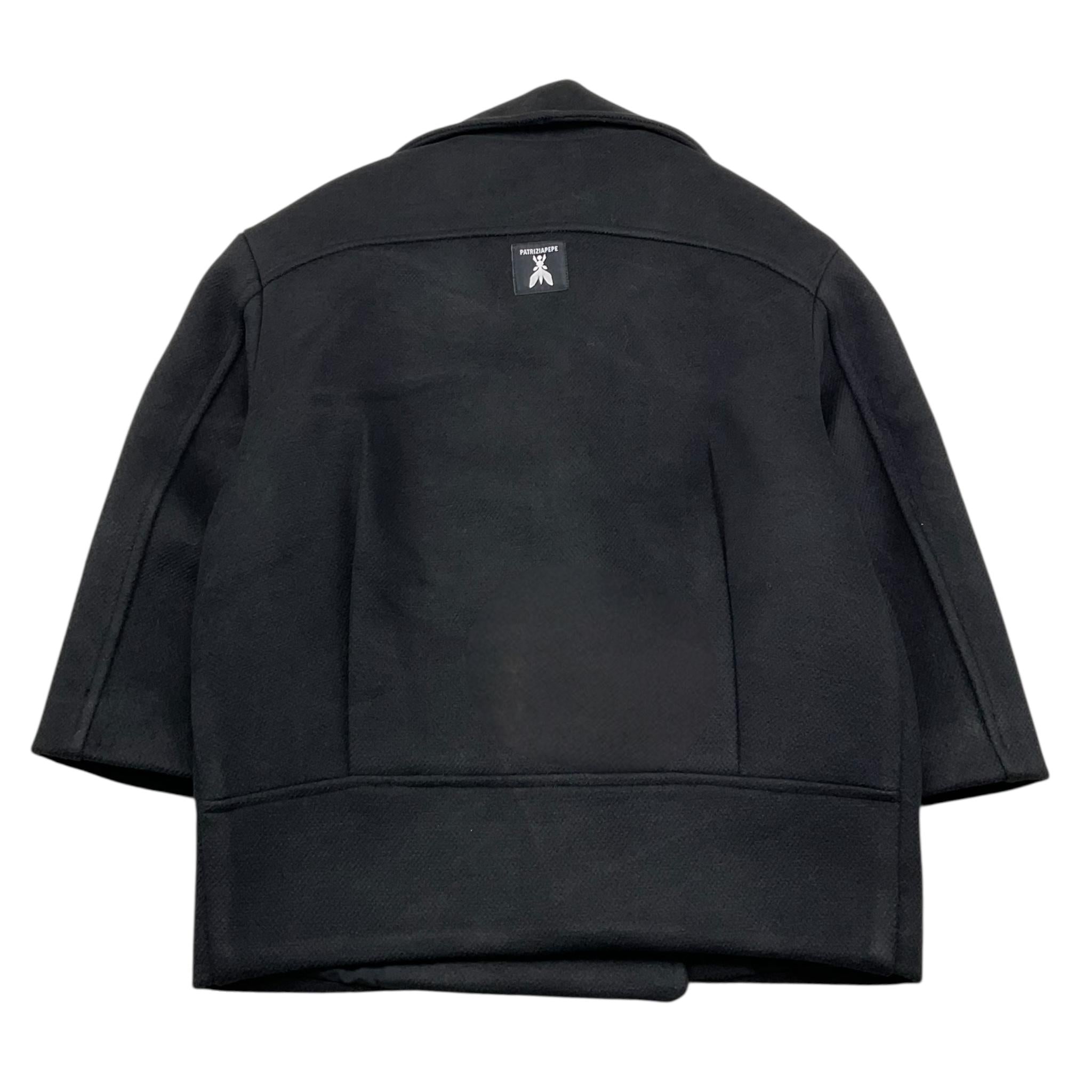 PATRIZIA PEPE cappotto tinta unita doppiopetto Nero per Bambina 7O0029 NERO PATRIZIA PEPE 