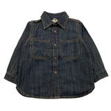 ABEL & LULA camicia in denim tinta unita manica lunga Blu per Neonato DDLA BLU ABEL & LULA 