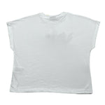 Disclaimer T-Shirt Girocollo Tinta Unita con Stampa per Bambina 25EDK58516 BIANCO DISCLAIMER 