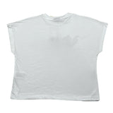 Disclaimer T-Shirt Girocollo Tinta Unita con Stampa per Bambina 25EDK58516 BIANCO DISCLAIMER 