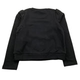 LIU JO felpa chiusa girocollo tnta unita con brillantini Nero per Bambina KF4108XX NERO LIU JO 