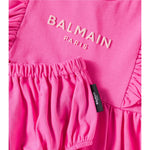 Balmain Set Abito Tinta Unita con Coulotte per Neonata BW1072 FUXIA BALMAIN 