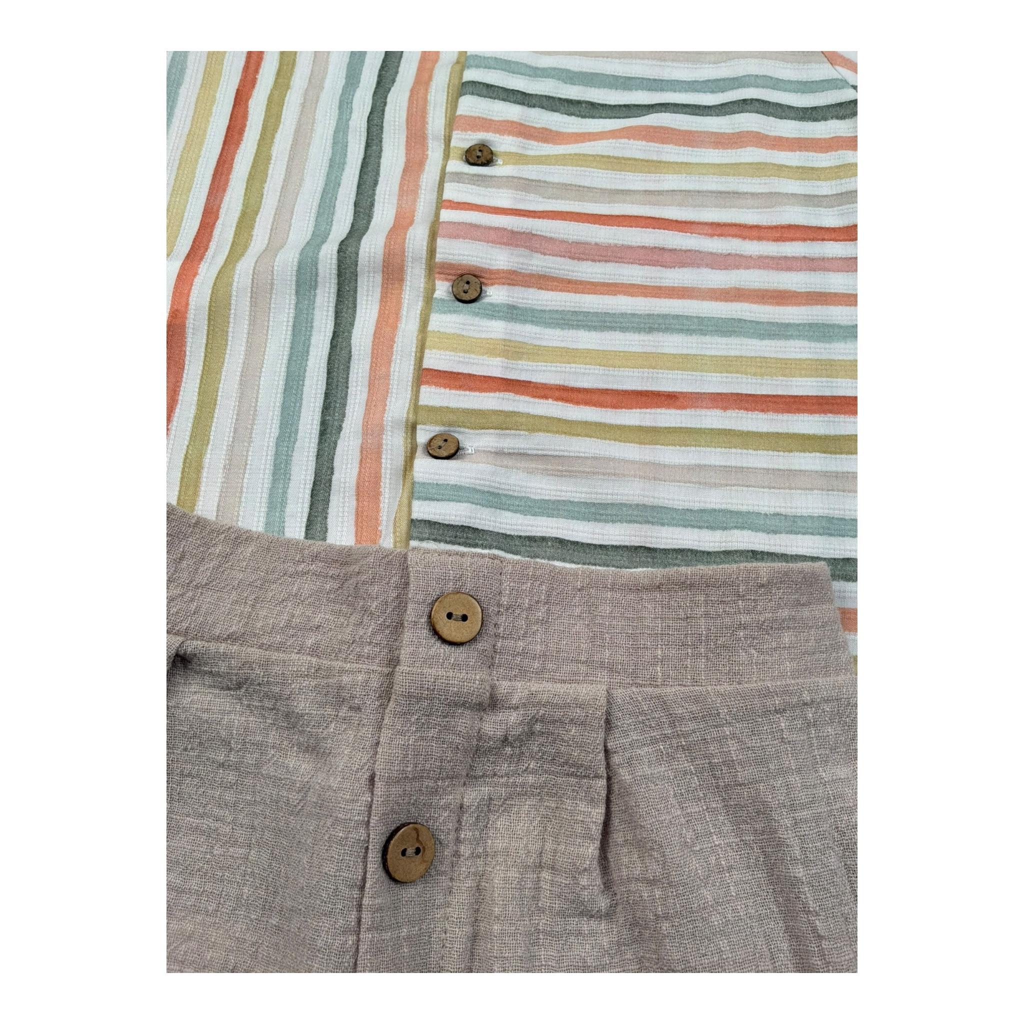 Calamaro Completo 2 Pezzi Camicia-Bermuda per Bambino 17950 MULTICOLOR CALAMARO 