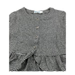 LALALU' cardigan tinta unita Bianco/nero per Bambina MFL170NBJ BIANCO/NERO LALALU' 