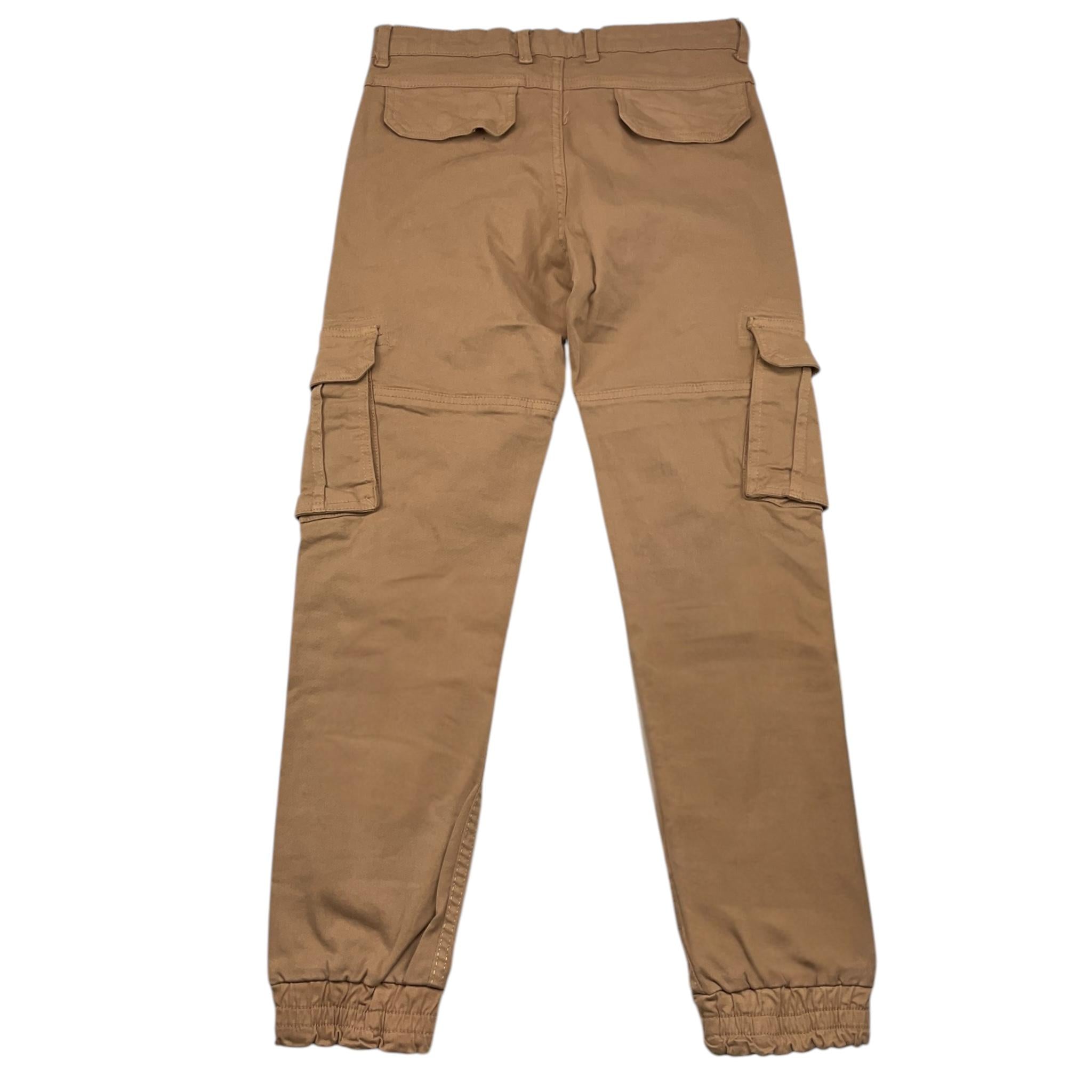 YOURS pantalone tinta unita con tasconi Beige per Bambino BY1483 BEIGE YOURS 