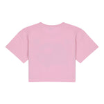 Dolce & Gabbana T-Shirt Girocollo Tinta Unita con Logo per Neonata F1452 ROSA DOLCE & GABBANA 
