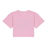 Dolce & Gabbana T-Shirt Girocollo Tinta Unita con Logo per Neonata F1452 ROSA DOLCE & GABBANA 