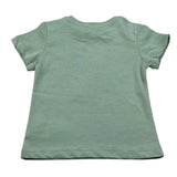 M+E' T-Shirt Girocollo tinta unita con Stampa Verde per Neonato UEM0342 VERDE M+E' 