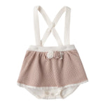 Mini Banda Completo 3 Pezzi Cardigan-Coulotte-Shirts per Neonata 3B748 BEIGE MINI BANDA 