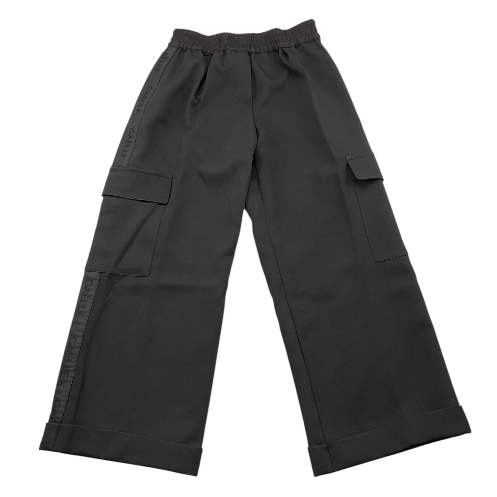 GAELLE pantalone tinta unita modello palazzo Nero per Bambina 2741P00375 NERO GAELLE 