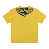 C.P. Company T-Shirt Girocollo tinta unita con Stampa Giallo per Bambino CUM006 GIALLO C.P. COMPANY 