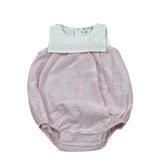 Lalalu' Pagliaccetto Bicolore Giromanica per Neonata PAL010P BIANCO/ROSA LALALU' 