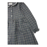 SAINT BARTH abito tinta unita con colletto Grigio per Bambina VITTORIA GRIGIO SAINT BARTH 