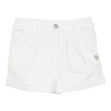 Liu Jo Short Tinta Unita con Girovita Regolabile per Bambina KA5048 BIANCO LIU JO 