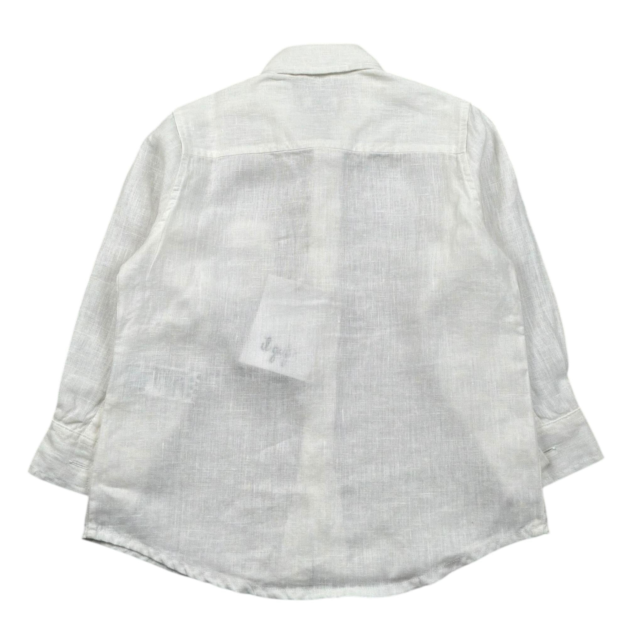 Il Gufo Camicia Manica Lunga Tnta Unita Collo Coreano per Neonato P25CL110L6006N PANNA IL GUFO 