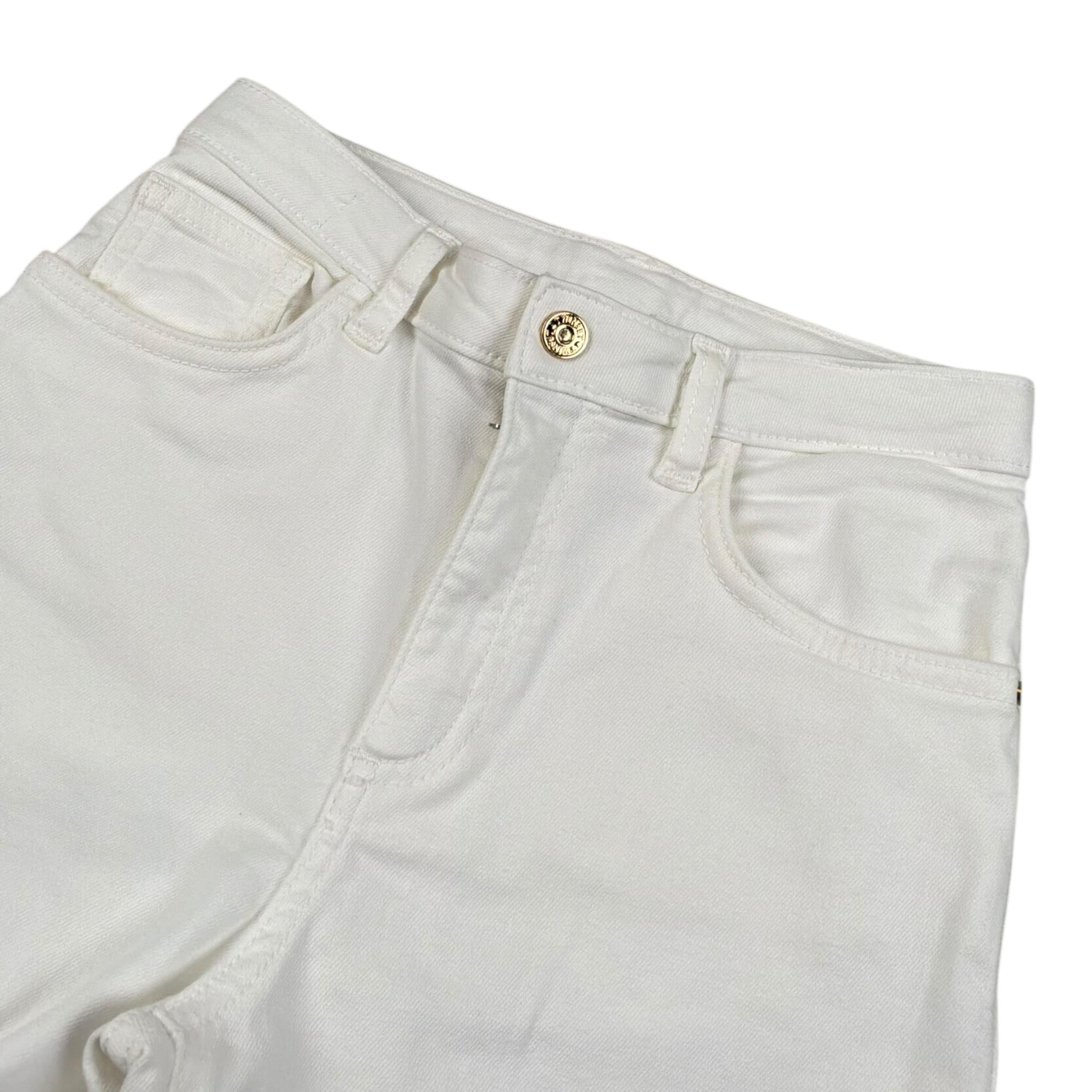 Twinset Pantalone Modello A Palazzo Tinta Unita per Bambina 251GJ2611XXX BIANCO TWINSET 