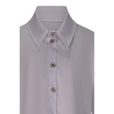 Fun & Fun Camicia Manica Lunga Tinta Unita per Bambina FCJSH01107 BIANCO FUN & FUN 