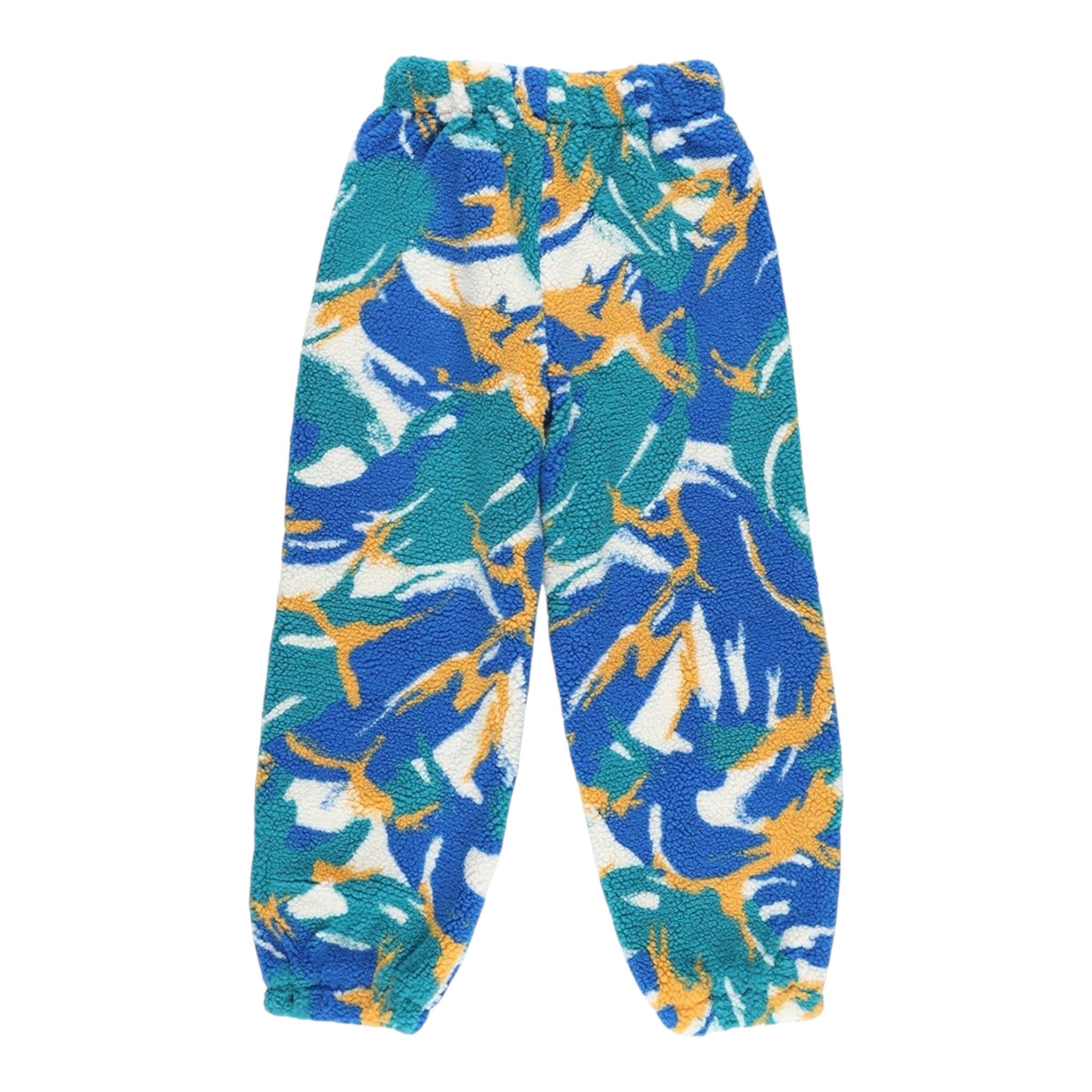 STELLA McCARTNEY pantalone tinta unita con fantasia tessuto teddy Bianco per Bambino TV6Q90 BIANCO STELLA McCARTNEY 