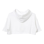 MARNI felpa tinta unita con cappuccio e stampa Bianco per Bambina M01040 BIANCO MARNI 