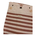 LALALU' coperta fantasia a righe Beige per Bambina COL4N BEIGE LALALU' 