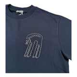 Il Gufo T-Shirt Girocollo Tinta Unita con Ricamo per Bambino P25TS479MF001 BLU IL GUFO 
