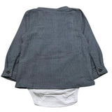 NAME.IT camicia body manica lunga Blu per Neonato 13221372 BLU NAME.IT 