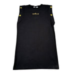 Gaelle Abito Giromanica Tinta Unita con Logo per Bambina 2746V00109 NERO GAELLE 