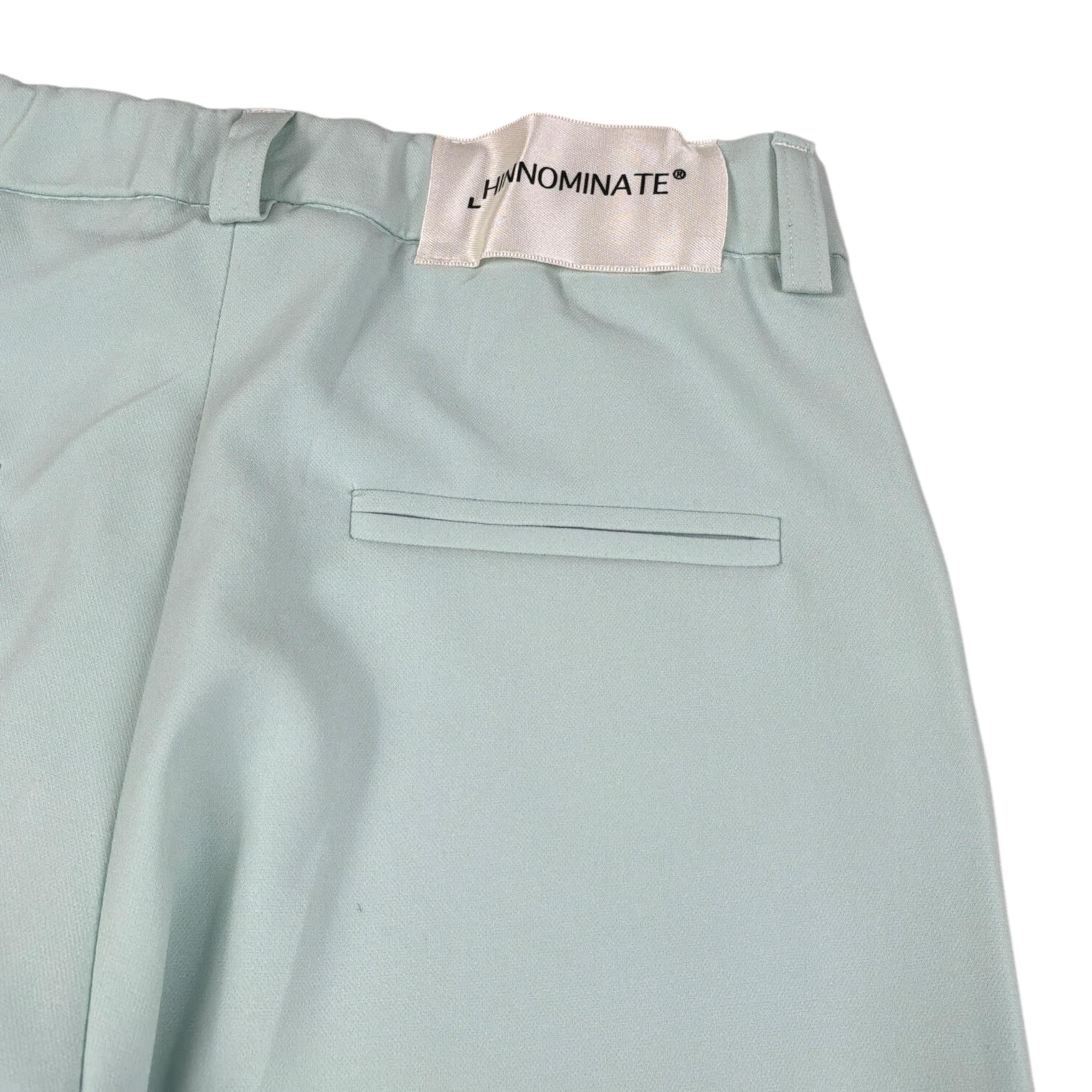 Hinnominate Pantalone tinta unita con Girovita Regolabile Verde Acqua per Bambina 3641P0005 VERDE ACQUA HINNOMINATE 