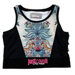 Just Cavalli Top Giromanica Stampa Fantasia per Bambina JGP2624TO NERO JUST CAVALLI 