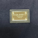 DOLCE & GABBANA maglia tinta unita con zip e cappuccio Blu per Bambino L4KW21 BLU DOLCE & GABBANA 