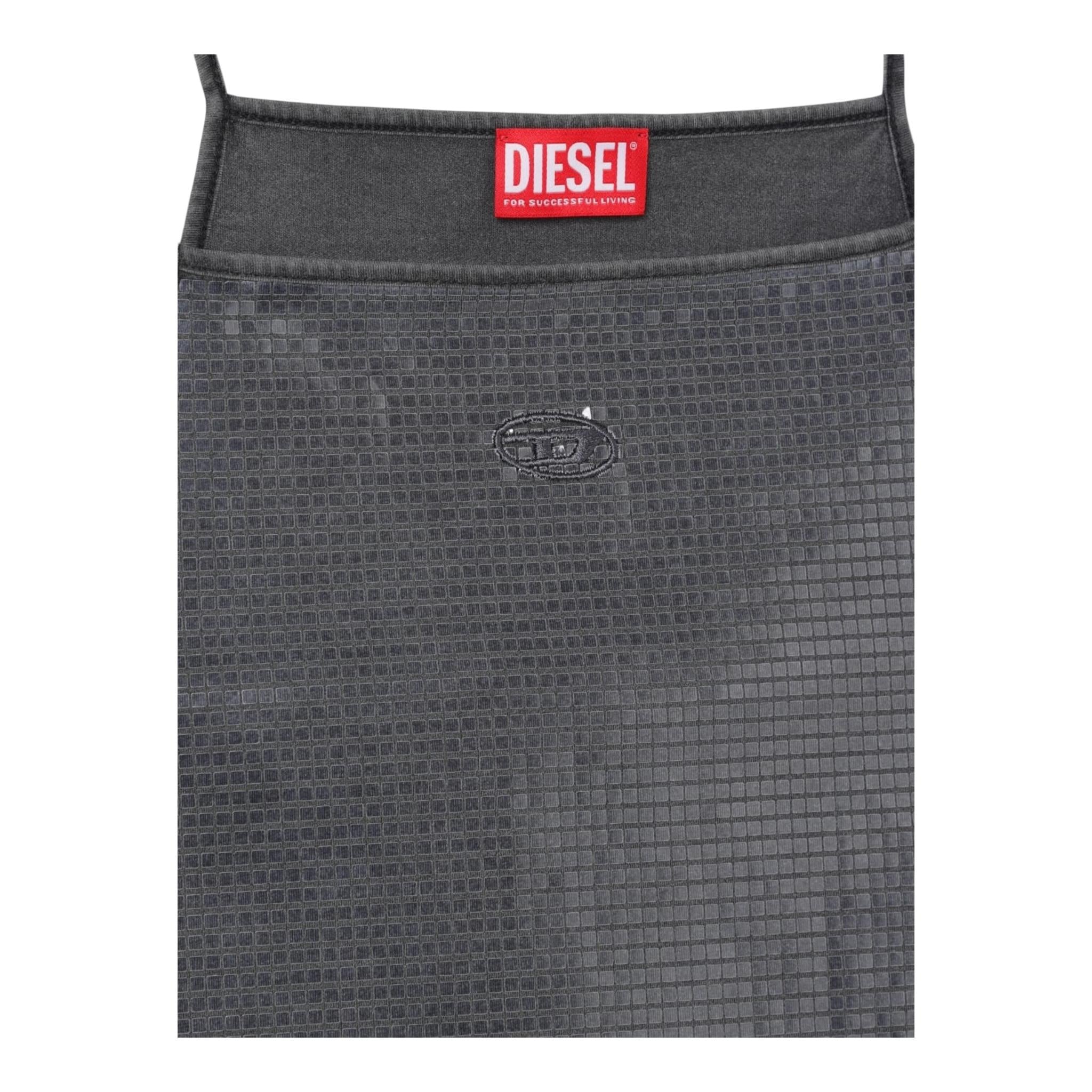 Diesel Top Bretelline Tinta Unita per Bambina J02179 GRIGIO DIESEL 