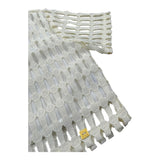 Manila Grace Top Tinta Unita Traforato per Bambina 238TMJS25 PANNA MANILA GRACE 