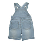 I Do Salopette In Denim Tinta Unita per Neonato 4B177 AZZURRO I DO 