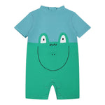 Stella Mccartney costume Mezza Manica Bicolore per Bambino TWC509J VERDE STELLA McCARTNEY 