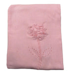 Le Coconne Coperta Tinta Unita con Applicazioni per Neonata 2125 ROSA LE COCONNE 