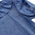 Little Bear Camicia Tinta Unita Mezza Manica per Neonata 8228 BLU LITTLE BEAR 