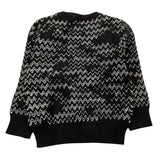 CESARE PACIOTTI maglia girocollo tinta unita con stampe in contrasto Nero per Neonato MGP5351BX NERO CESARE PACIOTTI 