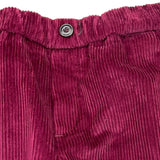 MICHAEL COAL pantalone tinta unita a costine Bordeaux per Neonato 020171N BORDEAUX MICHAEL COAL 